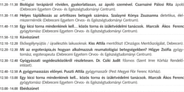 Programváltozások, új programok