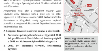 Meghívó közgyűlésre