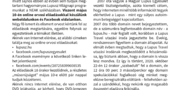 Megjelenik Lepke hírlevél kiadványunk