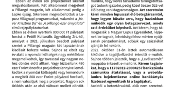 Megjelent Lepke újságunk újabb lapszáma
